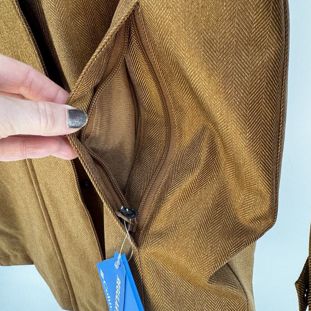 Columbia Women's Brown Hooded Rain Jacket - Picture 7 of 15